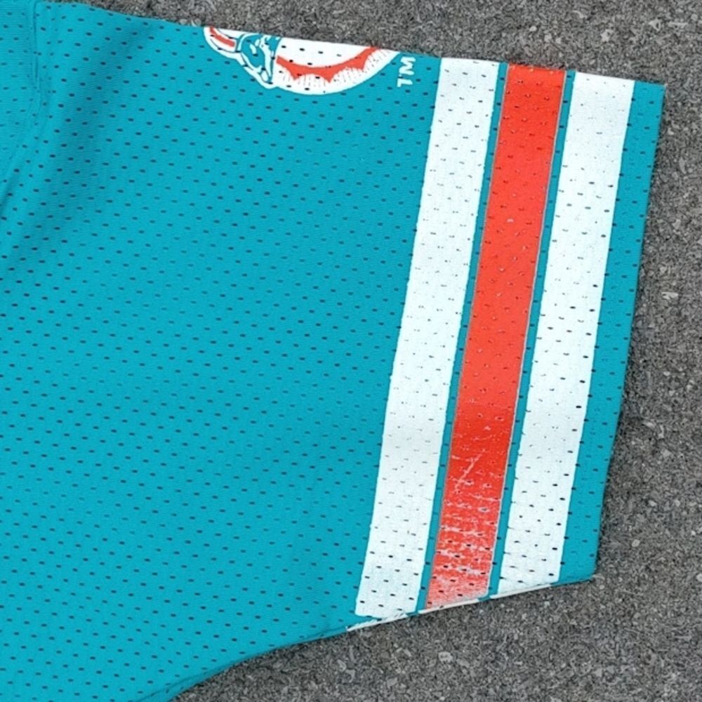 Vtg 90s NFL Miami Dolphins Dan Marino #13 Mesh Ravens Made in Canada Jersey L - Picture 8 of 10